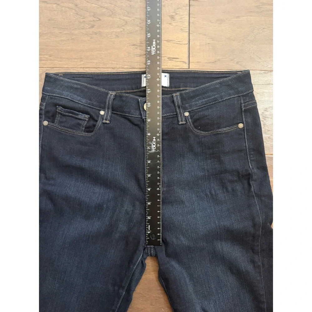 PAIGE Hoxton Ultra Skinny Jeans Womens 30 Dark Indigo High Rise Stretch Denim